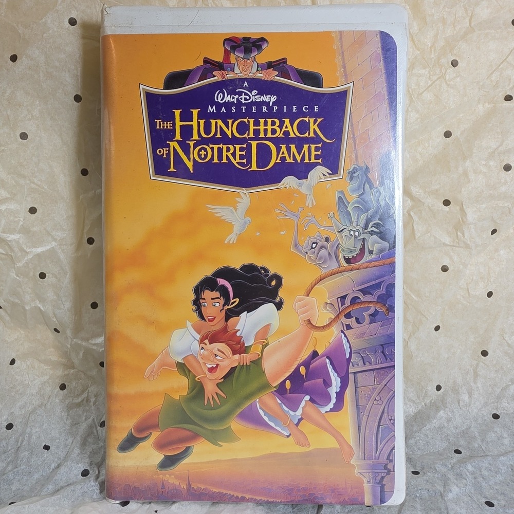 Disney The Hunchback of Notre Dame VHS Kids Movie Multicolor Masterpiece 7955